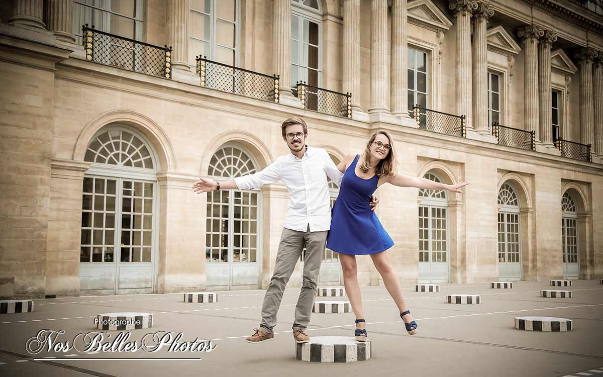 Photo de séance engagement à Paris, photographe engagement Paris