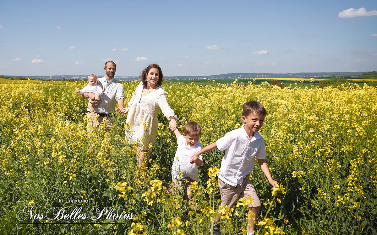 Photo de famille en Yvelines